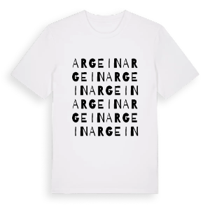 Argein ordlek t-shirt – ekologisk bomull t-shirt från Pinshirt