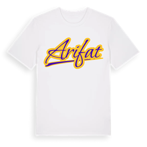 Arifat baseball t-shirt – ekologisk bomull t-shirt från Pinshirt