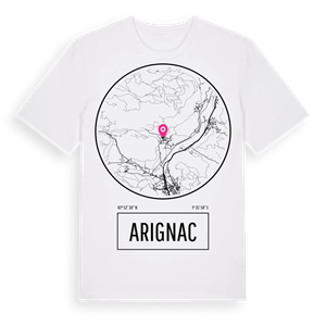 Arignac t-shirt – ekologisk bomull t-shirt från Pinshirt