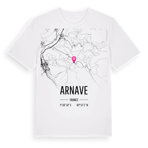 Arnave karta t-shirt – ekologisk bomull t-shirt från Pinshirt