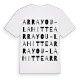 Arrayou-Lahitte ordlek t-shirt