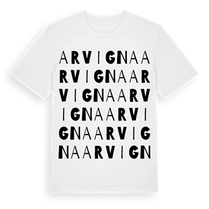 Arvigna ordlek t-shirt – ekologisk bomull t-shirt från Pinshirt