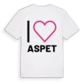 Jag älskar Aspet t-shirt stort tryck