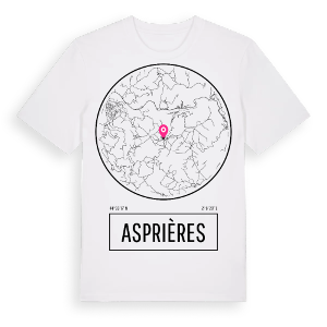 Asprières t-shirt – ekologisk bomull t-shirt från Pinshirt