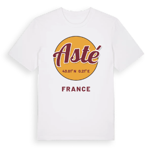 Asté cirkel t-shirt – ekologisk bomull t-shirt från Pinshirt