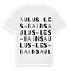 Aulus-les-Bains ordlek t-shirt