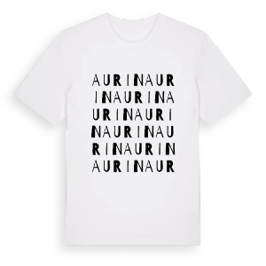 Aurin ordlek t-shirt – ekologisk bomull t-shirt från Pinshirt