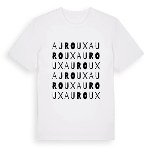 Auroux ordlek t-shirt – ekologisk bomull t-shirt från Pinshirt