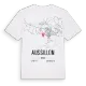 Aussillon karta t-shirt
