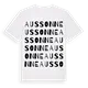 Aussonne ordlek t-shirt