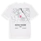 Auzeville-Tolosane karta t-shirt
