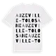 Auzeville-Tolosane ordlek t-shirt