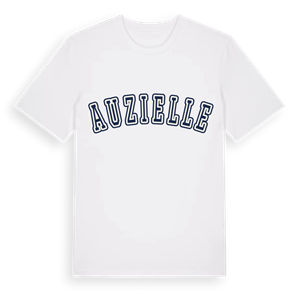 Auzielle college t-shirt – ekologisk bomull t-shirt från Pinshirt
