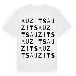 Auzits ordlek t-shirt – ekologisk bomull t-shirt från Pinshirt