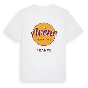 Avène cirkel t-shirt – ekologisk bomull t-shirt från Pinshirt