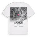 Aveyron karta t-shirt