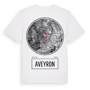 Aveyron t-shirt – ekologisk bomull t-shirt från Pinshirt