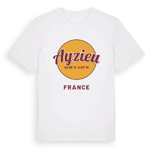 Ayzieu cirkel t-shirt – ekologisk bomull t-shirt från Pinshirt