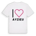 Jag älskar Ayzieu t-shirt stort tryck