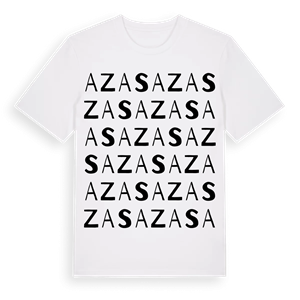 Azas ordlek t-shirt – ekologisk bomull t-shirt från Pinshirt