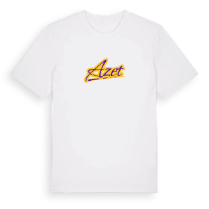 Azet baseball t-shirt – ekologisk bomull t-shirt från Pinshirt