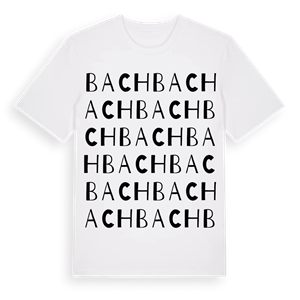 Bach ordlek t-shirt – ekologisk bomull t-shirt från Pinshirt