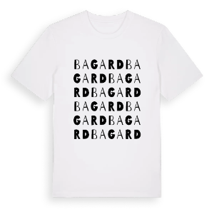 Bagard ordlek t-shirt – ekologisk bomull t-shirt från Pinshirt