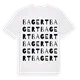 Bagert ordlek t-shirt
