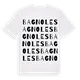 Bagnoles ordlek t-shirt