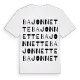 Bajonnette ordlek t-shirt