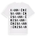 Bannières ordlek t-shirt