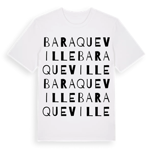 Baraqueville ordlek t-shirt – ekologisk bomull t-shirt från Pinshirt