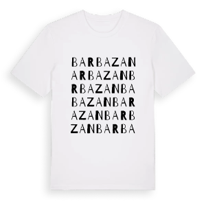 Barbazan ordlek t-shirt – ekologisk bomull t-shirt från Pinshirt