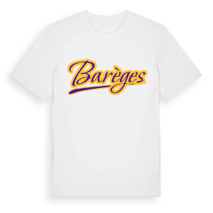 Barèges baseball t-shirt – ekologisk bomull t-shirt från Pinshirt