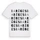 Barèges ordlek t-shirt