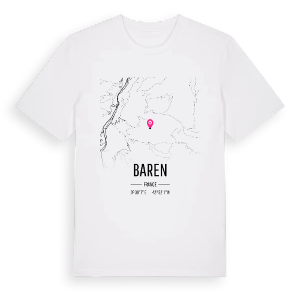 Baren karta t-shirt – ekologisk bomull t-shirt från Pinshirt