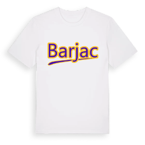 Barjac baseball t-shirt – ekologisk bomull t-shirt från Pinshirt