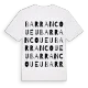 Barrancoueu ordlek t-shirt