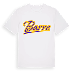 Barre baseball t-shirt – ekologisk bomull t-shirt från Pinshirt