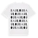 Baulou ordlek t-shirt