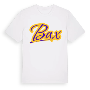Bax baseball t-shirt – ekologisk bomull t-shirt från Pinshirt