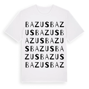 Bazus ordlek t-shirt – ekologisk bomull t-shirt från Pinshirt