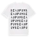 Beaupuy ordlek t-shirt