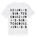Beauvais-sur-Tescou ordlek t-shirt