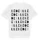 Bédeille ordlek t-shirt