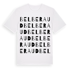 Belberaud ordlek t-shirt – ekologisk bomull t-shirt från Pinshirt