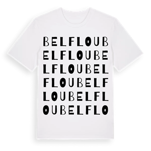 Belflou ordlek t-shirt – ekologisk bomull t-shirt från Pinshirt