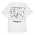 Belfort-du-Quercy karta t-shirt
