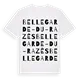 Bellegarde-du-Razès ordlek t-shirt