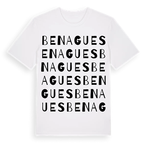 Benagues ordlek t-shirt – ekologisk bomull t-shirt från Pinshirt